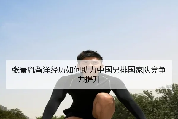 张景胤留洋经历如何助力中国男排国家队竞争力提升 - www.hth.com